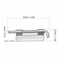 Uxcell Spring Latch 3 7 Inch Left-handed Stainless Steel 304 Barrel Bolt Lock For Cabinet Door