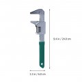 Tehaux Metal 1pc F-type Wrench Wide Opening Spanner Movable T Tool Tube Pliers Faucet Adjustablees Pro Tools Hand 45 Steel To