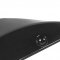 Qiilu 2pcs Rear Bumper Lip Diffuser Universal Car Spoiler Anti-scratch Protector Glossy Black