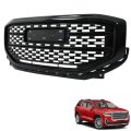 Glossy Black Front Bumper Grille Assembly Replacement For 2017 2018 2019 Acadia Denali Sport Utility 4 Door Plastic With 