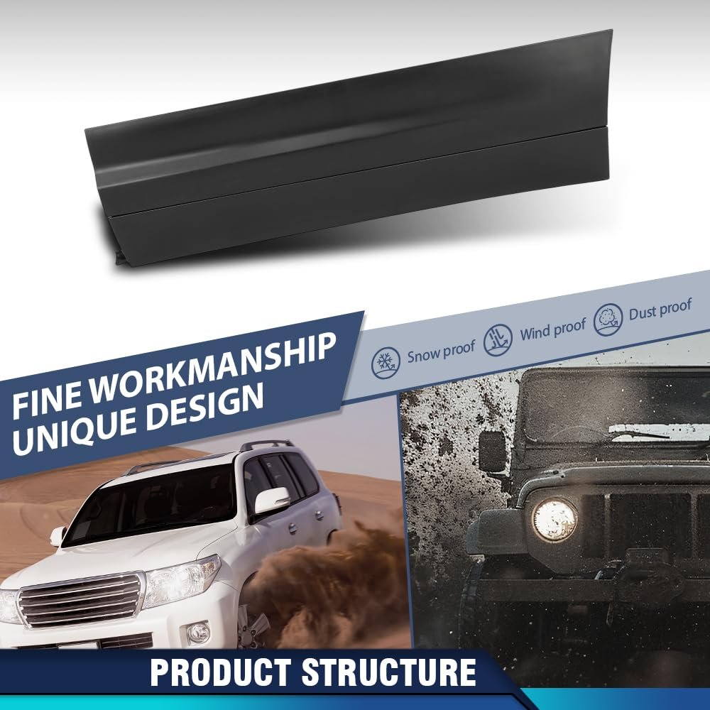 Rear Left Lower Door Molding Trim For Porsche Cayenne 2011 2012 2013 2014 2015 2016 2017 2018 Without Off-road Package