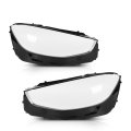 Headlight Lens Headlamp Cover Pair For Benz Sclass W223 V223 Z223 Models 2020-2024 Clear 
