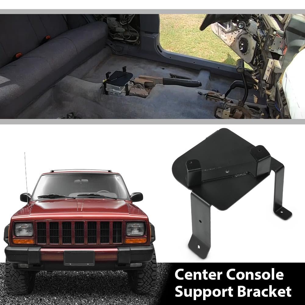 Steel Center Console Support Bracket For Jeep Cherokee Xj 1997 1998 1999 2000 2001 Powder Coated