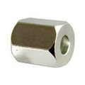 6904301 Collet Nut Silver Alloy Steel Hexagonal 6mm Internal M6 Thread Zinc Finis Collet Nut Silver Alloy Steel Hexagonal 6mm 