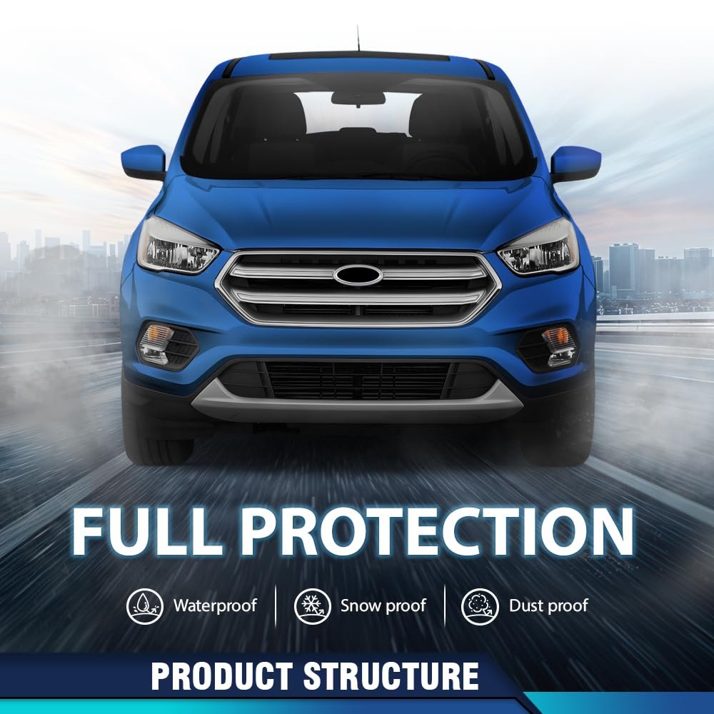 Front Lower Engine Splash Shield Bumper Air For Ford Escape 2017-2019 Fo1228143 Gj5z8310aa Black Pp