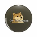 1080 Graphics Ok Boomer Doge Meme Key Chain Double Sided Stainless Steel Keychain 