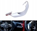 Keleimai Car Accessories Fit For Mazda Cx-5 Cx5 2017 2018 2019 2020 2021 2022 Interior Steering Wheel Sequin Cover Trim Matte