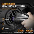 Tesla To Sae J1772 Ev Black Charging Adapter 48a 250v Ac Universal For High Powered Wall Connectors Destination Charger And