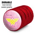 Graphics More Wonder Woman 80th Logo Pattern Tire Rim Wheel Aluminum Valve Stem Caps