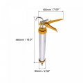 Uxcell Manual Sausage Caulking Gun Aluminium Sealant Cartridge Tube Caulk Applicator 600ml 20oz 12 1 Thrust Rate With Cones