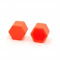Uxcell 20pcs Orange Silicone 19mm Car Wheel Nut Lug Hub Covers Screw Dust Protect Caps