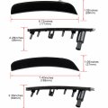 Smoked Lens Side Marker Lights Kits Assemblies For 2012 2013 2014 2015 2016 2017 Fiat 500 Pop 2-doors Hatchback Left Right