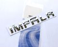 Yoaooa 1x Oem Chrome Impala Nameplate Alloy Letter Emblem Badge Glossy For Chevrolet Gm