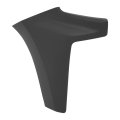 Front Bumper End Cap For 2019-2022 Chevrolet Silverado 1500 Ltd Replacement 84658018 Gm1017110 Plastic Painted Matte Black 