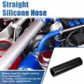 Uxcell 1 25 Id 6 Length 4-ply Reinforced High Temp Straight Coupler Silicone Reducer Hose Black For Car Intercooler Intake