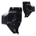 Clear Lens Fog Light Lamps Ford F250 11-16 W Wiring Kit Pair Bumper Replacement