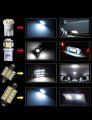 Uxcell 10pcs White Led Lights Interior Package Kit For Nissan Xterra 05-13