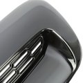 Ecotric Hood Scoop Compatible With 2007-2013 Mini Cooper S R55 R56 R57 R58 R59 Front Air Intake Vent Plastic Painted Black