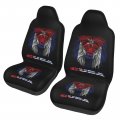 Vintage Lion Head Cuba Flag Car Front Seat Covers Set Of 2 Washable Breathable Vehicle Cushion Protector For Sedan Truck