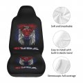 Vintage Lion Head Cuba Flag Car Front Seat Covers Set Of 2 Washable Breathable Vehicle Cushion Protector For Sedan Truck