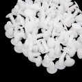Uxcell 100 Pcs Universal 6mm Hole Dia White Plastic Car Rivets Fastener Retainer