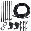 Uxcell 1 Set Windshield Washer Water Nozzle Spray No 7t4z17603a For Ford Focus S Se Ses 2 0l L4 Gas 2008