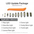 14pcs Interior Led Lights Bulb Kit For Dodge Magnum 2005 2006 2007 2008 Map Dome Door Trunk License Plate Super Bright 6000k