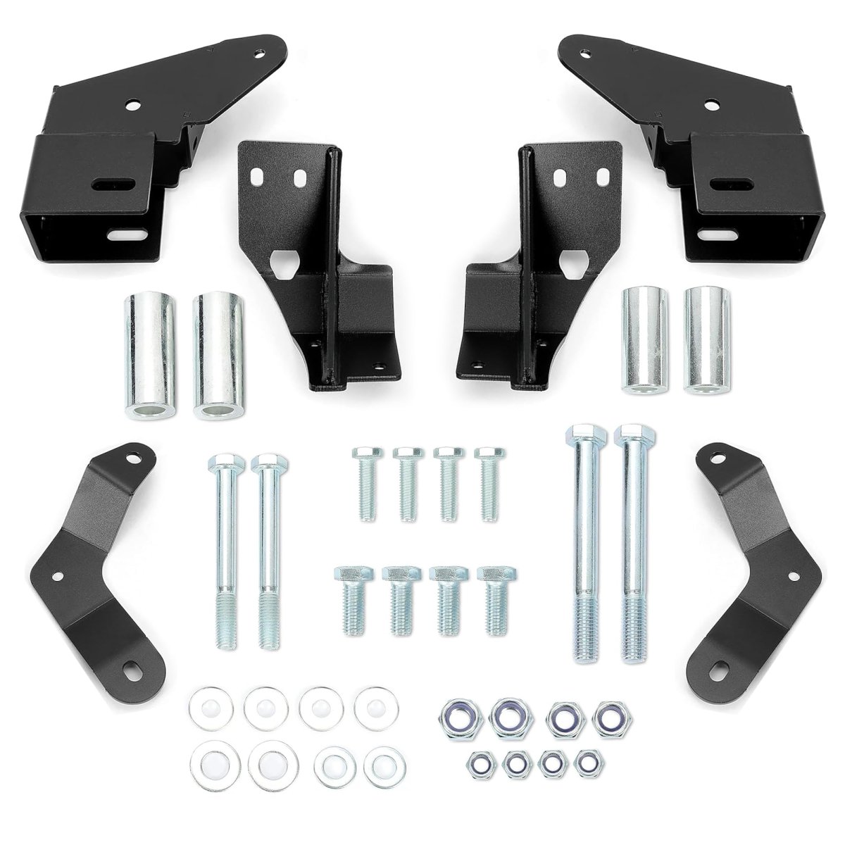 4 5 In To 8 Front Control Arm Drop Kit Relocation Bracket For 1984 2001 Jeep Cherokee Xj And 1986 1992 Comanche Mj Bl2947