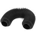Uxcell Machinery Rubber Flexible Bellows Ball Screw Cover 3cm Inner Dia Black