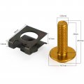 Topteng 10pcs Motorcycle Wind Screen Shield Aluminum M6 X 20mm Screw Bolt Clips Kit For Universal Motorcycles Motorbikes