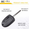 Ocpty Key Shell Case 3 Buttons Replacement For Pontiac Gto Qqy8v00gh4001 Pack Of 2