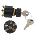 Boat Ignition Key Switch Push For Choke Mercury Outboard Off-on-start 6 Terminals