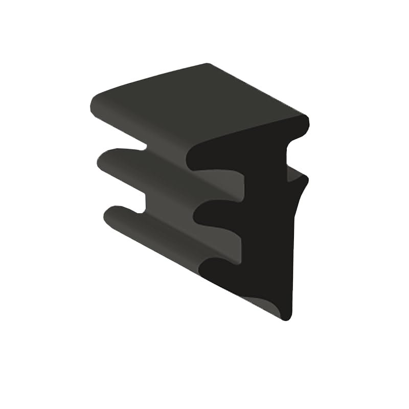 Roll-in Glazing Gasket For Railing Systems And Storefront 3 8 In X 7 16 Black Epdm Rubber Gg119-c