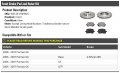 Front Semi Metallic Brake Pads And Rotor Kit Compatible With 2006-2010 Pontiac G6