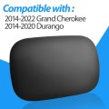 Fuel Tank Cover For 2014 2022 Grand Cherokee And 2020 Durango Black Metal Gas Door Part Number 5lw29gw7ab 5mg24lauaa Model