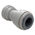Lasco 19-6065 Tubing Reducing Coupling Push-in Fitting With 3 8-inch X 1 4-inch Od Plastic 