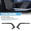 2pcs For Honda Civic 11th 2022 Front Bumper Fog Light Lamp Eyebrow Cover Eyelid Frame Trim Bezel Decoration Sedan Hatchback Lx