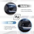 2pcs For Honda Civic 11th 2022 Front Bumper Fog Light Lamp Eyebrow Cover Eyelid Frame Trim Bezel Decoration Sedan Hatchback Lx