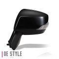 Su1320131 Factory Style Driver Left Side Mirror Manual Folding Power Adjust Heated Glass Turn Signal Compatible With Subaru Xv