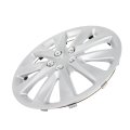 15 In Silver Universal Hubcap Wheel Covers 4 Piece Rim Cover Durable Abs Plastic For Acura Chevrolet Dodge Ford Honda Hyundai