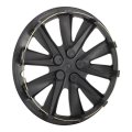 15 In Silver Universal Hubcap Wheel Covers 4 Piece Rim Cover Durable Abs Plastic For Acura Chevrolet Dodge Ford Honda Hyundai