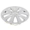 15 In Silver Universal Hubcap Wheel Covers 4 Piece Rim Cover Durable Abs Plastic For Acura Chevrolet Dodge Ford Honda Hyundai