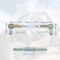 X Autohaux M8 80mm Steering Tie Rod Ball Joint For 50cc 70cc 90cc 110cc 125cc 150cc 200cc 250cc Atv Four Wheeler Quad