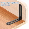 Uxcell 2pcs Adjustable L-shape Corner Brace With Slot 7 87 X 6 5 Inch Stainless Steel Slotted Right Angle Bracket For Wooden