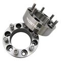 Widetrax 2pc 2 6x139 7 Or 6x5 Wheel Spacers Adapters 14x1 5 Studs Lug Nuts Included Titanium Finish 6061 T6 Billet Aluminum 1