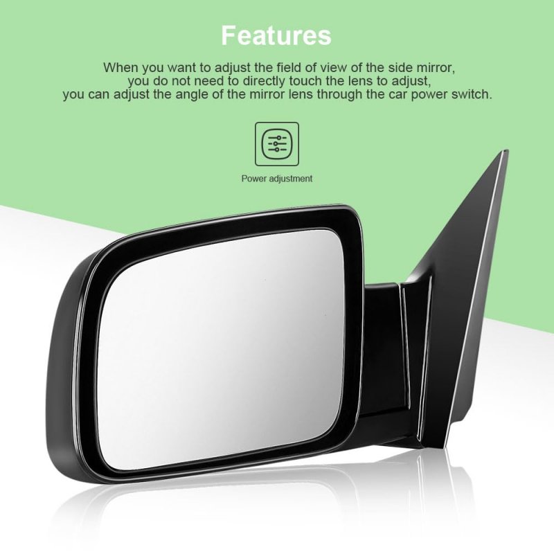 Compatible Fit For Towing Mirrors 1988-1999 Chevy Blazer Suburban Tahoe Gmc Jimmy Yukon Pickup Truck Power Adjusted Driver