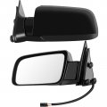 Compatible Fit For Towing Mirrors 1988-1999 Chevy Blazer Suburban Tahoe Gmc Jimmy Yukon Pickup Truck Power Adjusted Driver 