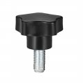 Star Knobs Grips M12 X 20mm Male Thread Steel Zinc Stud Replacement Pp 