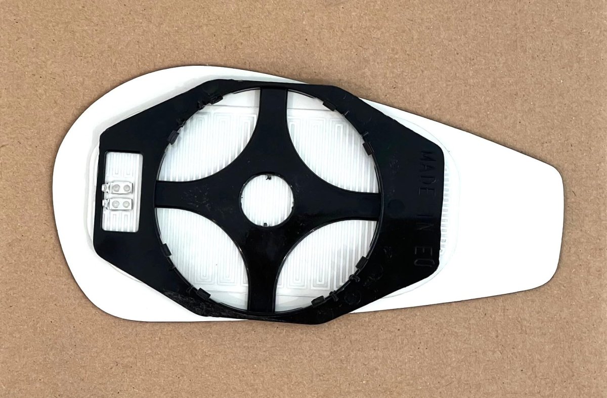 Heated Flat Mirror Glass With Backing Plate For 2005-2009 Ferrari F430 Driver Side View Left Lh