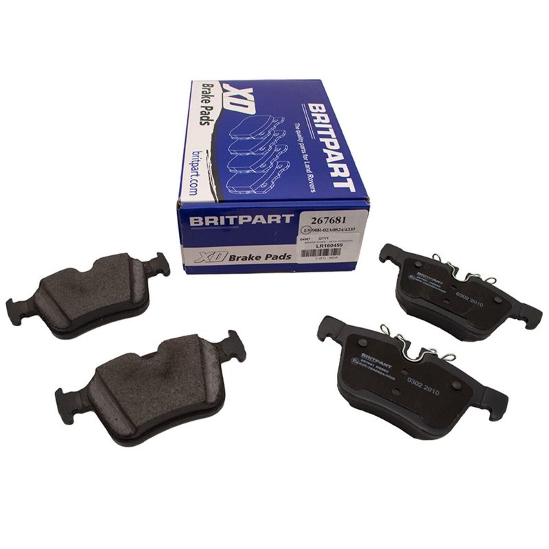 Discovery L550 Rear Brake Pads Set With Springs Lr160459 For Suv Alloy Steel Direct Replacement